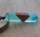 UNIQUE RESIN WOOD NECKLACE
