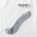 2 PAIRS TRANSPARENT PEARL SOCKS