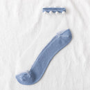 2 PAIRS TRANSPARENT PEARL SOCKS