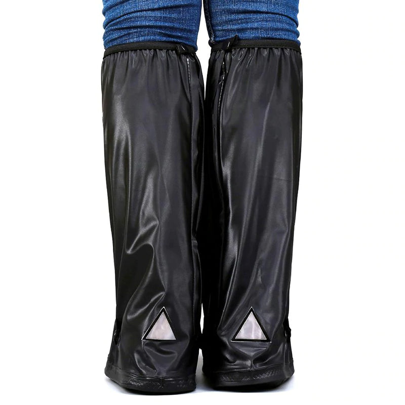 BLACK HIGH TUBE WATERPROOF SHOE CASES