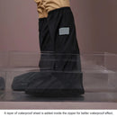 BLACK HIGH TUBE WATERPROOF SHOE CASES