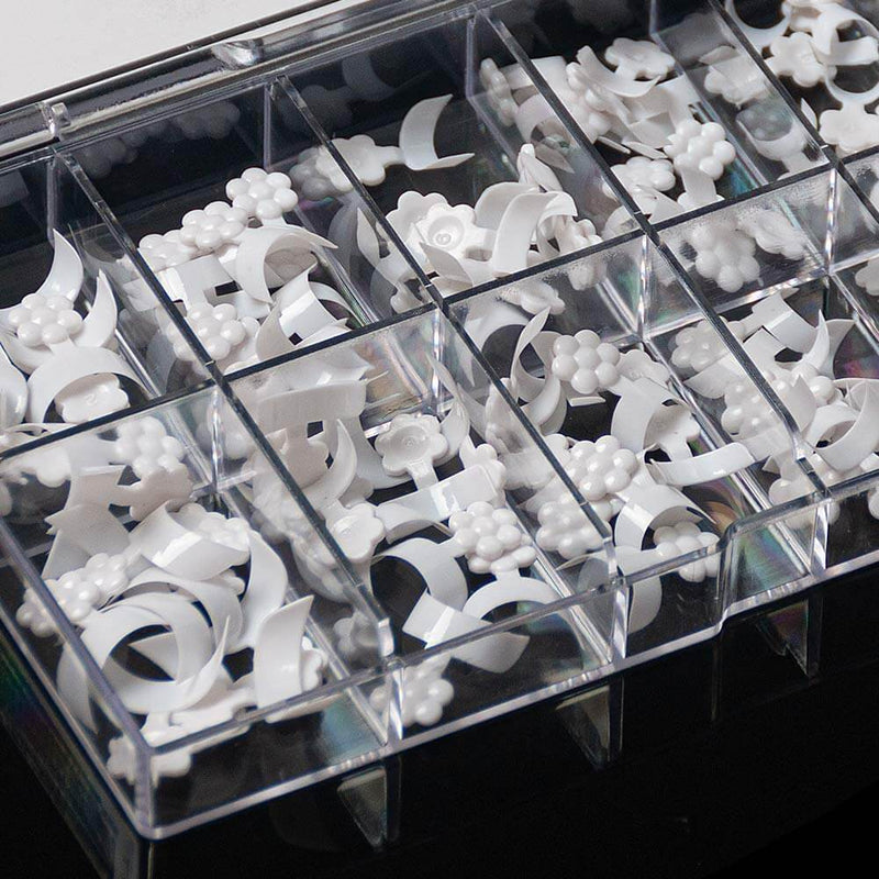 100 PCS/SET WHITE FRENCH MANICURE AND FAST DRYING NAIL GLUE