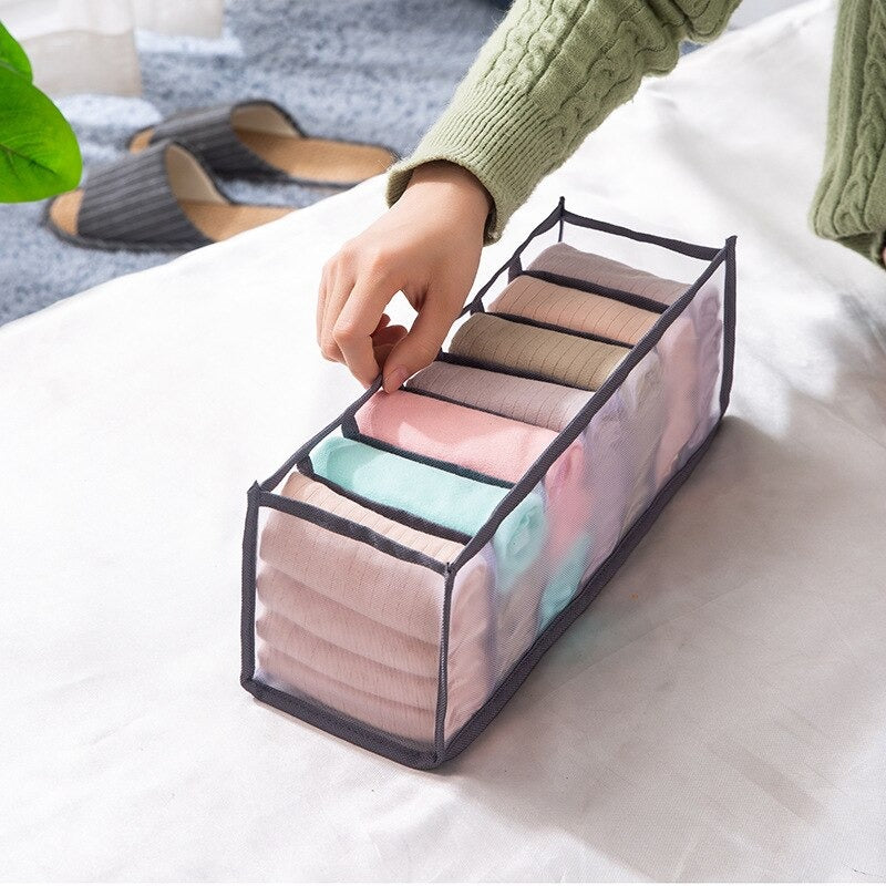 TRANSPARENT WARDROBE CLOTHES ORGANIZER