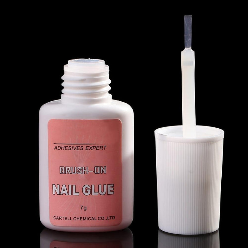 100 PCS/SET WHITE FRENCH MANICURE AND FAST DRYING NAIL GLUE