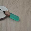 UNIQUE RESIN WOOD NECKLACE