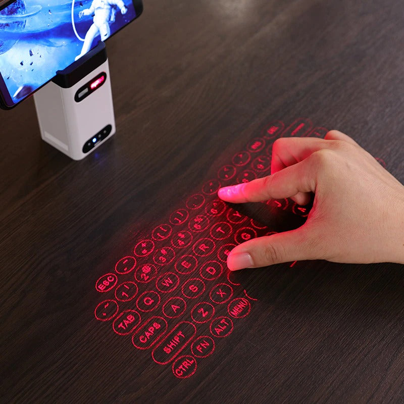 BLUETOOTH VIRTUAL LASER KEYBOARD PHONE HOLDER