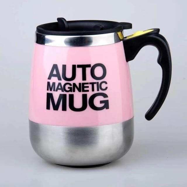 PORTABLE SELF STIRRING COFFEE MUGS