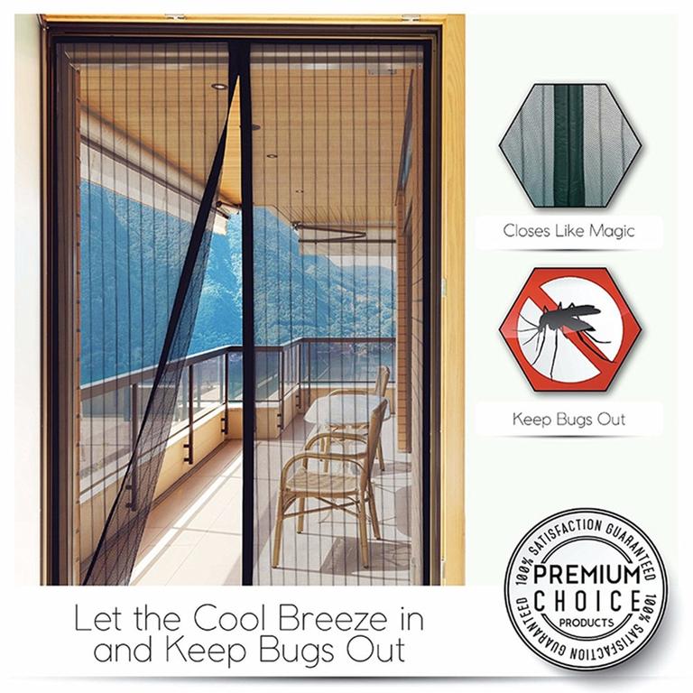 HANDS-FREE AUTOMATIC CLOSING MAGNETIC MOSQUITO NET