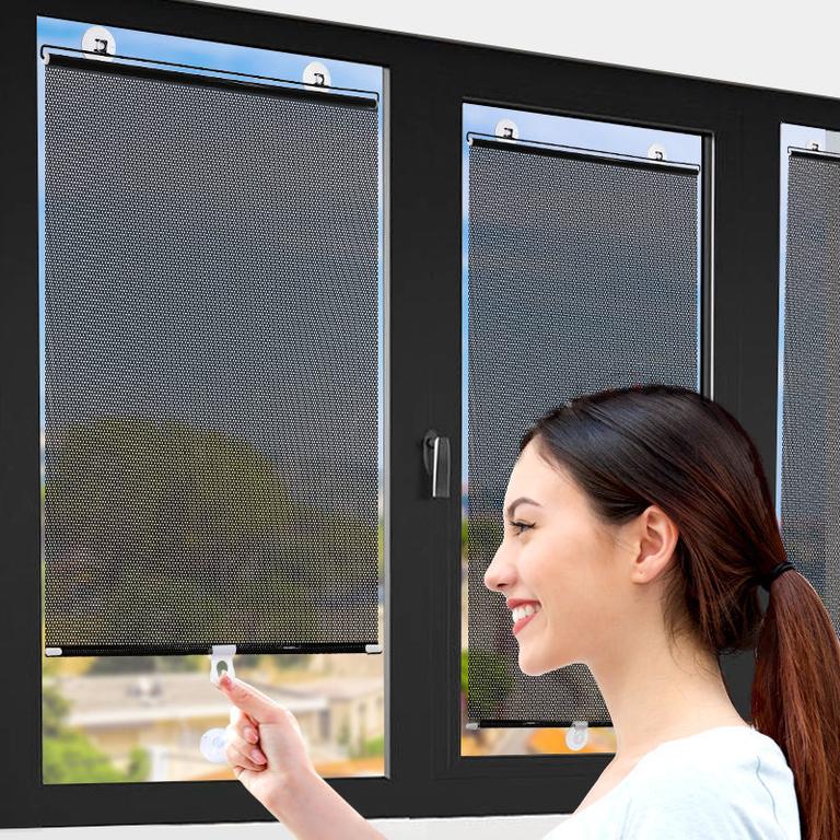 SUCTION CUP SUN SHADING ROLLER BLINDS
