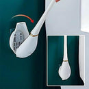 WALL MOUNTED SOFT SILICONE TOILET BRUSH