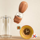 GLASS OIL SAUCE BOTTLE DISPENSER