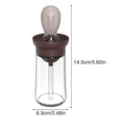 GLASS OIL SAUCE BOTTLE DISPENSER