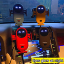 ROTATING INTELLIGENT CAR WIRELESS PHONE CHARGER