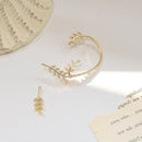 NEW TREND KOREAN LEAF EARRING (1 PIECE)